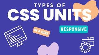 Types of Units used in CSS | Responsive design