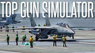 THE MOST AUTHENTIC TOP GUN SIMULATOR! - DCS F14 Tomcat Supercarrier Ops