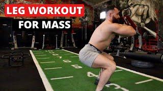 BEST BODYWEIGHT LEG WORKOUT FOR MASS  - Follow Along (No Equipment)