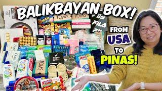 Balikbayan Box from USA to Philippines!  What's Inside? | Care Package | Buhay Amerika |USRN