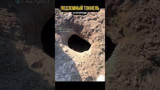 Тоннель в Огороде #непознанное #познавательно #тайна #дыравземле #секрет