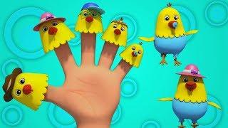 Hennen Finger Familie | Kinder Reim | Vorschul Lieder | Nursery Songs | Hens Finger Family