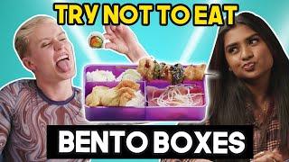 Try Not To Eat Challenge - Bento Boxes | Teens & Adults React