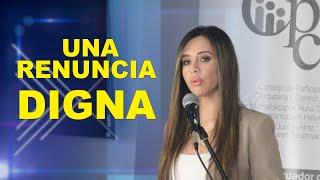 UNA RENUNCIA DIGNA