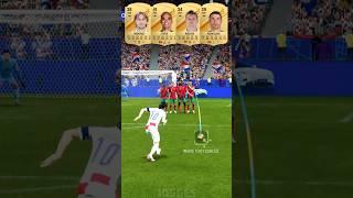 One Last Time  Freekick Challenge ft. Ronaldo, Kroos, Modric, Pepe #shorts