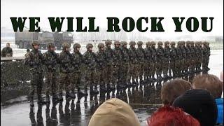 Swiss Army Dance - We Will Rock You