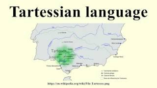 Tartessian language