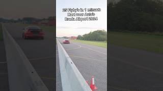 Drag Race 25 fly by's in 1 minute airport Breda #dragracing #flybys #fordmustanggt #mercedese63amg