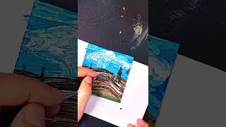 Abstract Tuscany Landscape | Easy Acrylic Painting for Beginners with Palette Knife