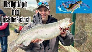 Ultra Light Angeln bei der Garlstedter Fischzucht