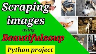 Image scraping using BeautifulSoup and Requests | Image crawler in Python | Python Projects