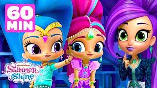 Shimmer and Shine Stop Zeta the Sorceress! w/ Leah & Nazboo | 1 Hour Compilation | Shimmer and Shine