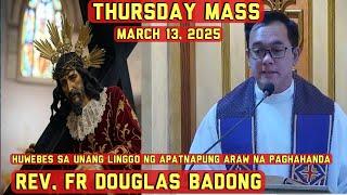 Quiapo Church Live Mass Today March 13, 2025 Rev. Fr. Douglas Badong