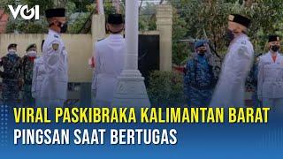 Viral Paskibraka Pingsan saat Upacara Penurunan Bendera di Kalimantan Barat