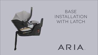 UPPAbaby Aria Infant Car Seat - Base Installation with LATCH