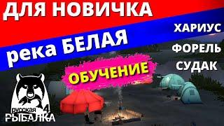 ОБУЧАЮЩЕЕ ВИДЕО ДЛЯ НОВИЧКА  РУССКАЯ РЫБАЛКА 4  ФАРМ р. БЕЛАЯ  Russian Fishing 4  РР4 / DUM_