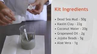 Dead Sea Mud Mask Kit  - Making Cosmetics DIY Tutorial