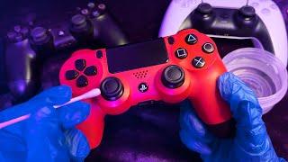 ASMR Cleaning Gaming Controllers (Whispered, Satisfying)