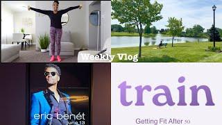 Weekly Vlog~Fit at 50~Trying New Workout  with a Trainer! Eric Benet #trainwell #livingaloneafter50