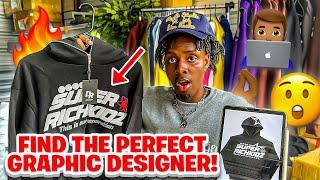 How To Find The PERFECT GRAPHIC DESIGNER For Your CLOTHING BRAND