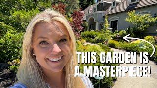 Come See the Beauty of this Magical Hillside Garden!  Granite Bay, California Garden Tour