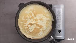 HOW TO MAKE THIN PANCAKES or CREPES - Quick and Easy Crepes pancake recipe #shorts #recipes