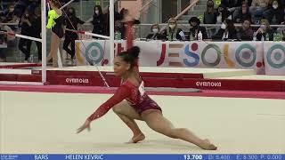  Konnor McClain FX EF Jesolo Trophy 2022 13.900