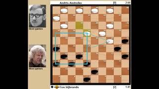 Sijbrands vs Andreiko  | World Cup Match KNDB 1973 | Calculations and Judging Positions