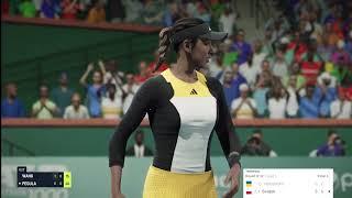 Wang Xinyu  vs Jessica Pegula      (R32)     India Wells Open (09/03/2025)  gameplay Tiebreaker