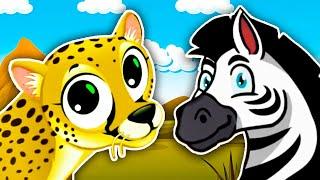 Wild Animal Sound Songs! | Learn About Wild & Safari Animal Sounds | Kids Learning Videos