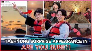 Taehyung surprise appearance in Jimin and Jungkook ARE YOU SURE?! Jeju Island