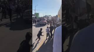 Pickup Truck with Trailer Rams Through Tulsa Black Lives Matter Protest