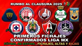  PRIMEROS FICHAJES CONFIRMADOS LIGA MX CLAUSURA 2025 | MONTES FICHAJE DE CHIVAS?! ALTA DE PUMAS!