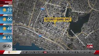 KRON4 security guard shot during attempted armed robbery in Oakland: police