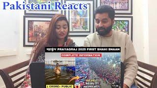 Pakistani Reacts to Prayagraj Maha Kumbh Mela First Shahi Snaan|Pakistani Reactions