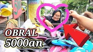 vlog SAYURAN BARENG Tante bohay hot borong SANDAL JEPIT MURAH