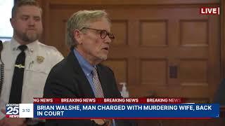 WATCH LIVE: Brian Walshe, man charged with murdering wife, back in court.