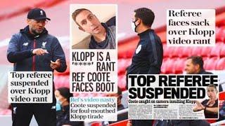 SCANDAL! David Coote: "Klopp a C*NT" I Sack Him! I Referee Scandal I PGMOL Reform Needed