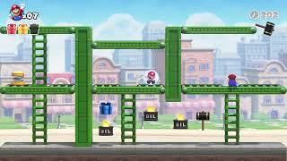 Level 1-2 (Mario Toy Company) - Mario vs. Donkey Kong Gameplay