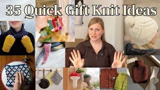 35 Quick Gift Knit Ideas // Knitting Inspiration