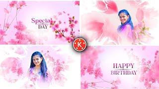 New Happy Birthday video Trending BGM editing in kine master Telugu | kinemaster video editing