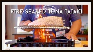 Fired Seared Tuna Tataki | Indoor BBQ Taste Without Going Outside!