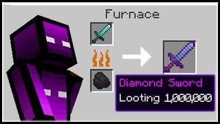 ماینکرافت اما میتونم انچنت 1 میلیون داشته باشم - Minecraft but Smelting is OP