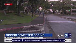 More traffic delays on the way to Manoa as students return to school