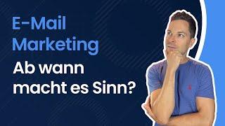 E Mail Marketing: Ab wie viel Umsatz/ Webseitenbesucher macht es Sinn?