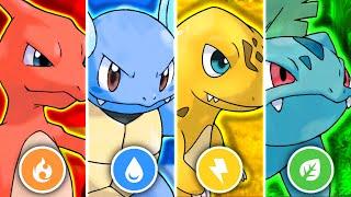 What if Every Pokemon Region had FOUR Starters? - 2nd Stages