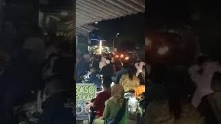 Pawai obor di desa Paningkiran