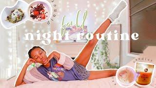 fall night routine 2021| cozy, peaceful autumn night routine | relaxing + aesthetic ️