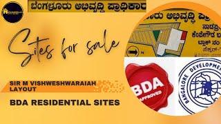 BDA Sites for Sale at Sir M. Vishweshwaraiah Layout Near Nagarabhavi #bdasitesforsale