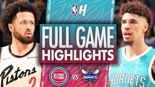 Detroit Pistons vs Charlotte Hornets - Full Game Highlights | November 21, 2024-25 NBA Season